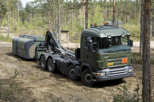 最英俊的军用卡车,斯堪尼亚军用拖车